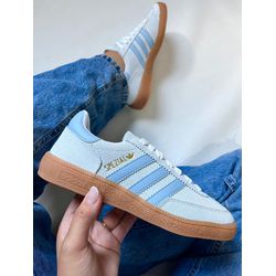 Tênis Casual Adidas Spezial Handball em Couro - Az... - LA CASA DO DROP