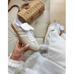 Tênis Feminino Casual Samba Rafia Mules Palha - SA... - LA CASA DO DROP
