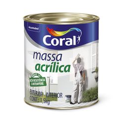 MASSA ACRÍCLICA CORAL 1,5KG - Lacor Tintas