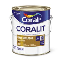 CORALIT FUNDO NIVELADOR BRANCO 3,6L - Lacor Tintas