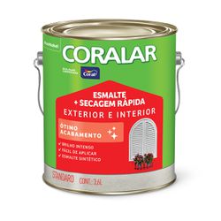 TINTA CORALAR ESM BR VERMELHO 3,6L - Lacor Tintas