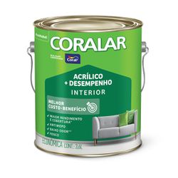 TINTA CORALAR MAIS DESEMPENHO 3,6L - Lacor Tintas