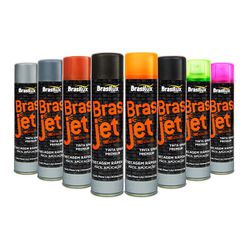 TINTA SPRAY USO GERAL FLUORESCENTE 400ML BRASJET - Lacor Tintas