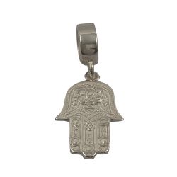 Berloque Mão de Hamsa em Prata 925 - BER0053 - LA GYPSY