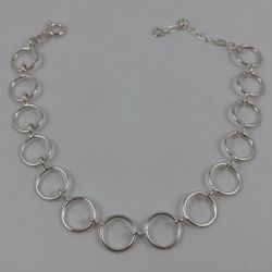 Pulseira Círculos em Prata 925 - PUL0159 - LA GYPSY