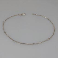 Pulseira Veneziana com Bolinhas em Prata 925