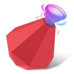 Sugador e Vibrador de Pulsação Diamante - Apolônia... - L'amour Boutique Erótica