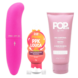 Kit Vibrador Golfinho, Excitante beijável PPK louc... - L'amour Boutique Erótica