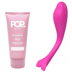 Kit vibrador casal por app e lubrificante Pop neut... - L'amour Boutique Erótica