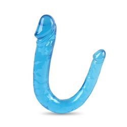 Blue Jelly - Pênis Duplo Azul - L'amour Boutique Erótica