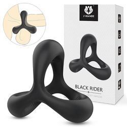 Anel Peniano e anel escrotal S-Hande Black Rider S... - L'amour Boutique Erótica