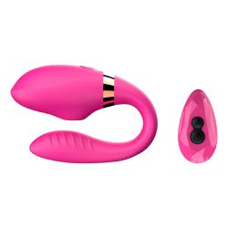 Vibrador Casal com função de sucção pro clitóris -... - L'amour Boutique Erótica