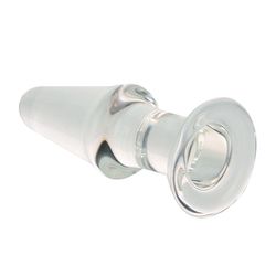 Plug Anal de Vidro - Formato Cônico 2 - 11,6 x 4,0... - L'amour Boutique Erótica