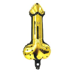 Balão Despedida Ouro 27x59 cm formato de Pênis PTD... - L'amour Boutique Erótica
