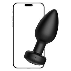 Plug Anal em Silicone - 9 Modos de Vibração e Cont... - L'amour Boutique Erótica