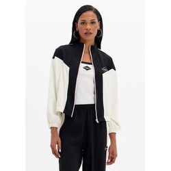 JAQUETA BOMBER COM ZIPER E RECORTES - 502JA001023 - LAMUREOU