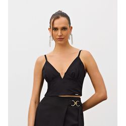 CROPPED DECOTE V PROFUNDO - 67140 - LAMUREOU