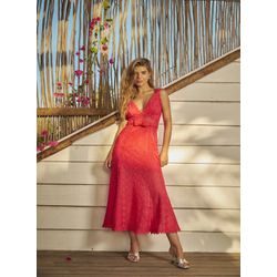 VESTIDO MIDI RENDA - 442005009025 - LAMUREOU