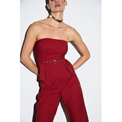 BLUSA SEM ALÇA COM PREGAS - 06772 - LAMUREOU