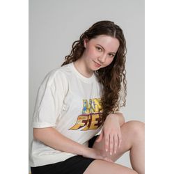Camiseta Estampada Landfeet Rampas Branca - Landfeet | Skateboard Shoes