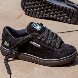 Tênis Skate Crossfit Casual Cano Baixo Lifestyle Crew Preto - Landfeet | Skateboard Shoes