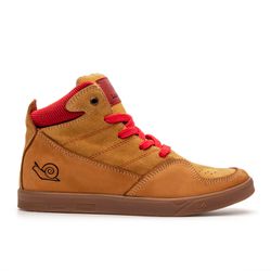 Tênis Skate Crossfit Casual Cano Alto Lifestyle Égide Camel - Landfeet | Skateboard Shoes