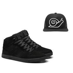 COMBO TÊNIS SKATE EMBARCADERO X PRETO BONÉ- LANDFEET - Landfeet | Skateboard Shoes