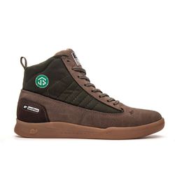 Tênis Landfeet Modelo JS - Lifestyle Drums Skate Cano Alto Antílope Musgo - Landfeet | Skateboard Shoes