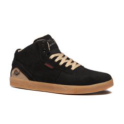 TÊNIS SKATE EPOCH PRETO-NATURAL - LANDFEET - Landfeet | Skateboard Shoes