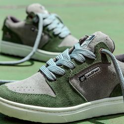 Tênis Skate Crossfit Casual Cano Baixo Lifestyle Trace Esmeralda - Landfeet | Skateboard Shoes