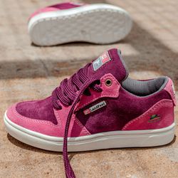 Tênis Skate Crossfit Casual Cano Baixo Lifestyle Trace Violeta - Landfeet | Skateboard Shoes