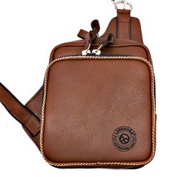 Mochila Masculina De Lona Com Couro Legitimo Expansiva Forte com porta  notebook / LARGADÃO - COM VOCÊ, ONDE FOR!