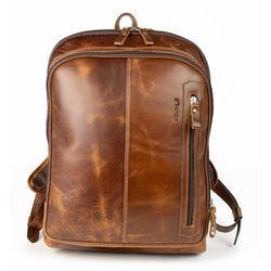 Mochila Nord de Couro legitimo original porta notebook 15.6