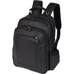 Mochila de Couro - modelo Tron Preta casual. - Tron preto in... - LARGADÃO - COM VOCÊ, ONDE FOR!