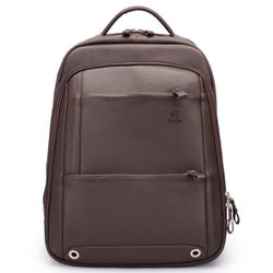 Mochila em Couro Original Maxxi Style Café.