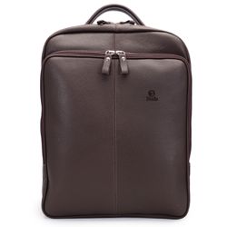 Mochila de Couro - modelo Vintage cor Café Reforçada Urbano ... - LARGADÃO - COM VOCÊ, ONDE FOR!