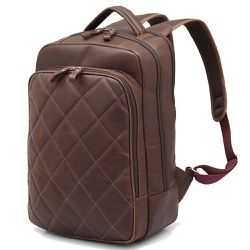 Mochila de Couro Lançamento Dubai matelassê café urbano - Du... - LARGADÃO - COM VOCÊ, ONDE FOR!