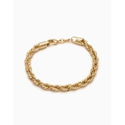 Pulseira Cordão Baiano Banhado a Ouro - Laroka Semijoias