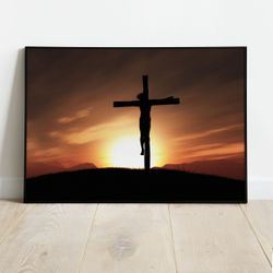 Religioso 06 - Quadro com Moldura - Preto, Marrom,... - Las Quadros