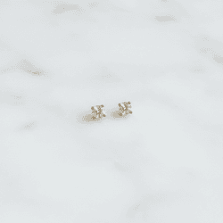 Brinco Ponto de Luz Clássico Banhad... - Livia Domênico Semijoias