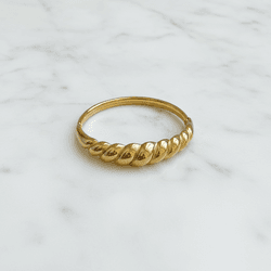 Bracelete Tubo Torcido Bold em Aço ... - Livia Domênico Semijoias