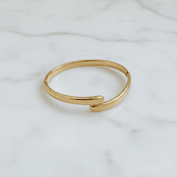 Bracelete Rígido Cruzado Smooth em ... - Livia Domênico Semijoias