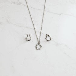 Conjunto Sublime Gota Ondulada Prat... - Livia Domênico Semijoias