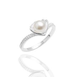 Anel Concha Pérola Prata 925 - A057 - LE BEAU