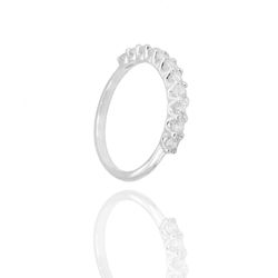 Anel Aparador New York Cristal Prata 925 - A3327-c... - LE BEAU