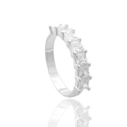 Anel Aparador Cristal Clarice Prata 925 - P22C - LE BEAU