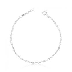 Pulseira Singapura 2 mm 18cm Prata 925 - P2000 - LE BEAU