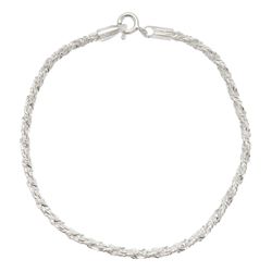 Pulseira Cordão Baiano Aberto 2,5mm Prata 925 - PC... - LE BEAU