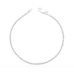 Pulseira Cordão Baiano 2mm Prata 925 - P5476 - LE BEAU