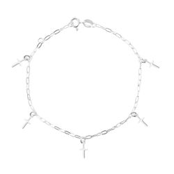 Pulseira Cruzes Prata 925 - P0209 - LE BEAU